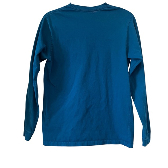 Patagonia Blue Long Sleeve Logo Graphic Cotton Shirt, Sz. S - Picture 4 of 12